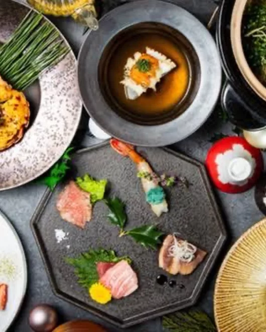 【YORIMICHI】 ◆DINNER×創作和食◆名物牡丹海老や大間本鮪等を楽しめるカジュアル会席コース